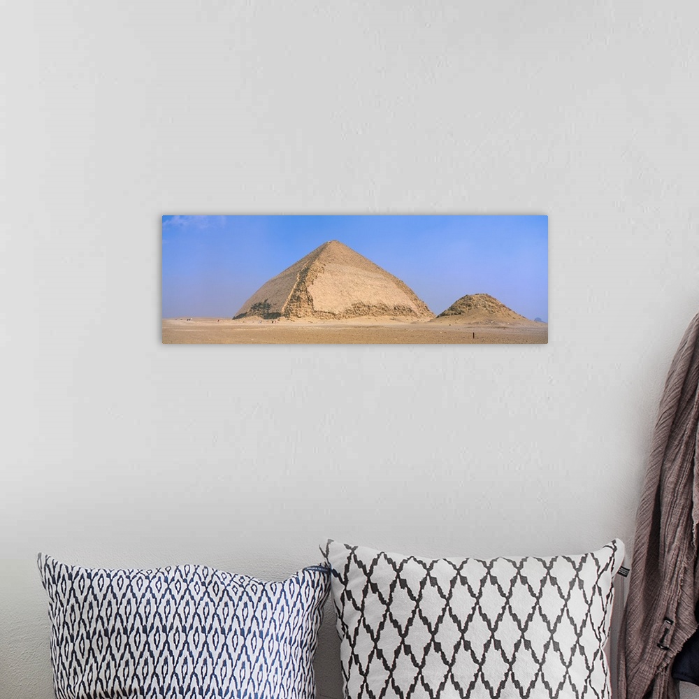 A bohemian room featuring The "Bent" Pyramid (Il-Haram Il-Munhani) Dahshur Egypt