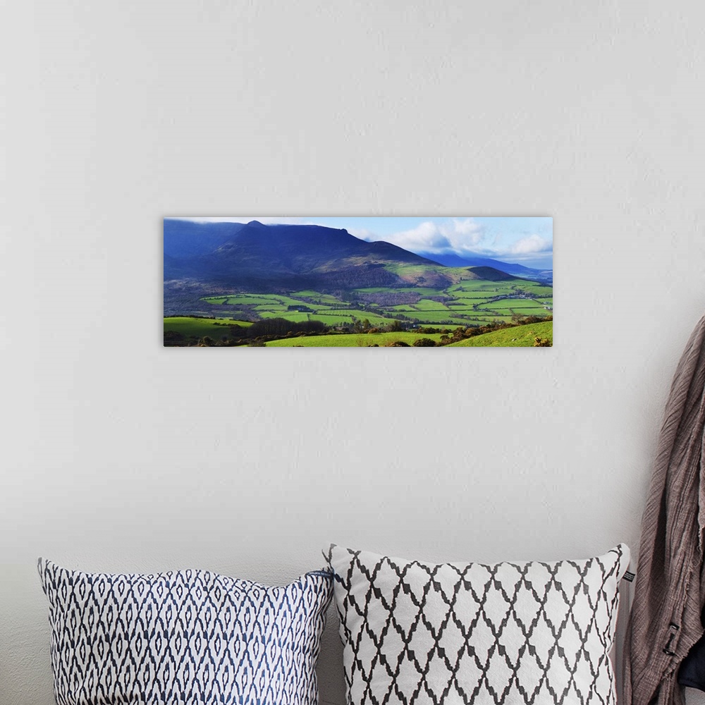 A bohemian room featuring The Comeragh Mountains from the east,County Waterford, Ireland