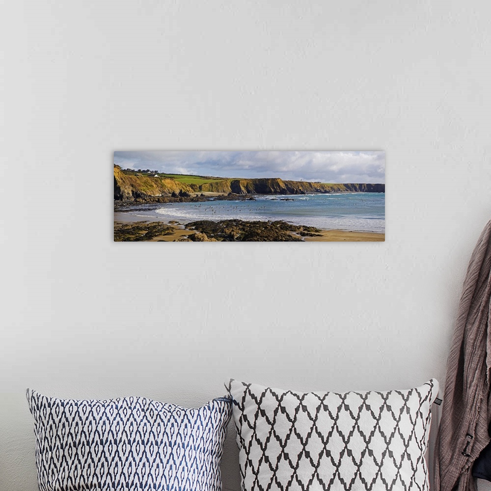 A bohemian room featuring The Copper Coast, From Boatstrand Harbour, Co Waterford, Ireland