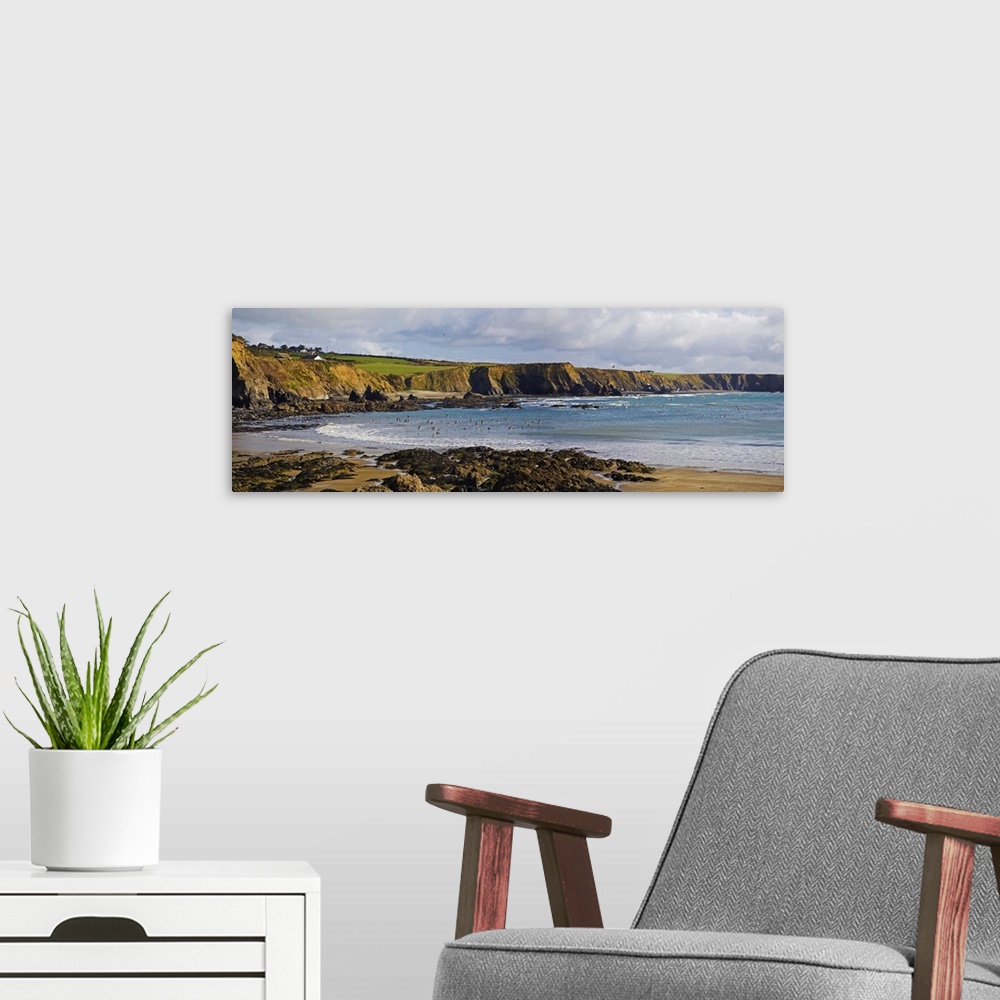 A modern room featuring The Copper Coast, From Boatstrand Harbour, Co Waterford, Ireland