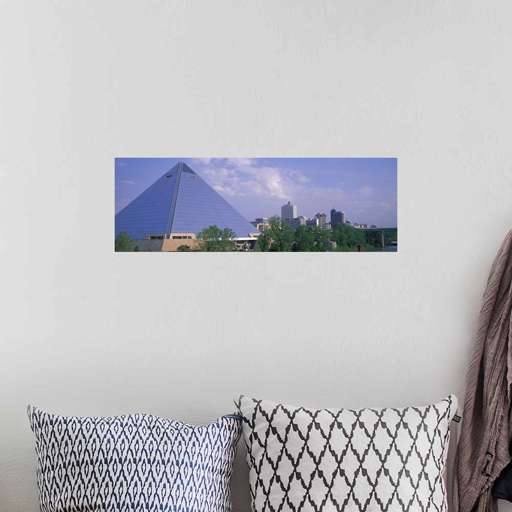A bohemian room featuring The Pyramid Memphis TN