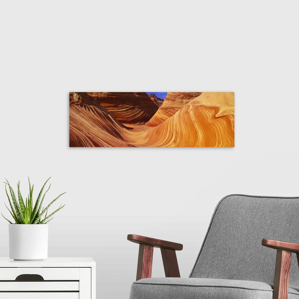 A modern room featuring The Wave, Sandstone Formation, Kenab, Utah