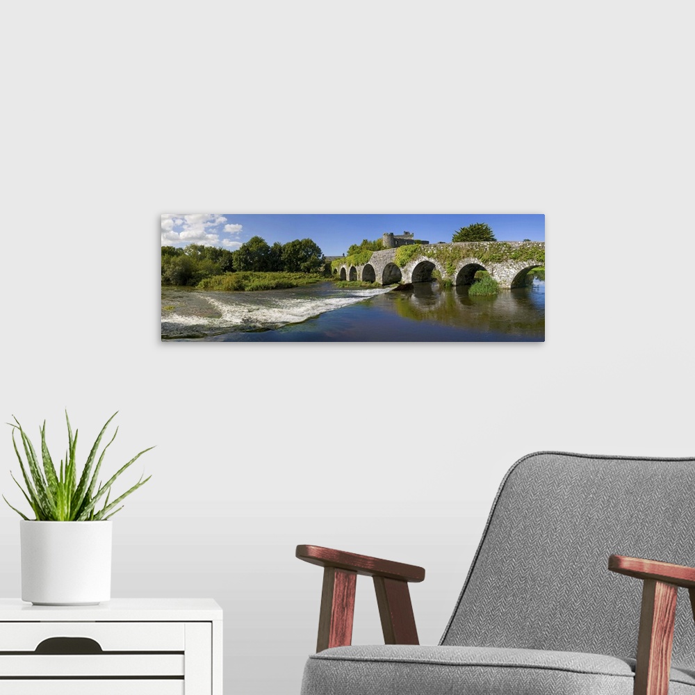 A modern room featuring Thirteen Arch Bridge over the River Funshion, Glanworth, County Cork, Ireland