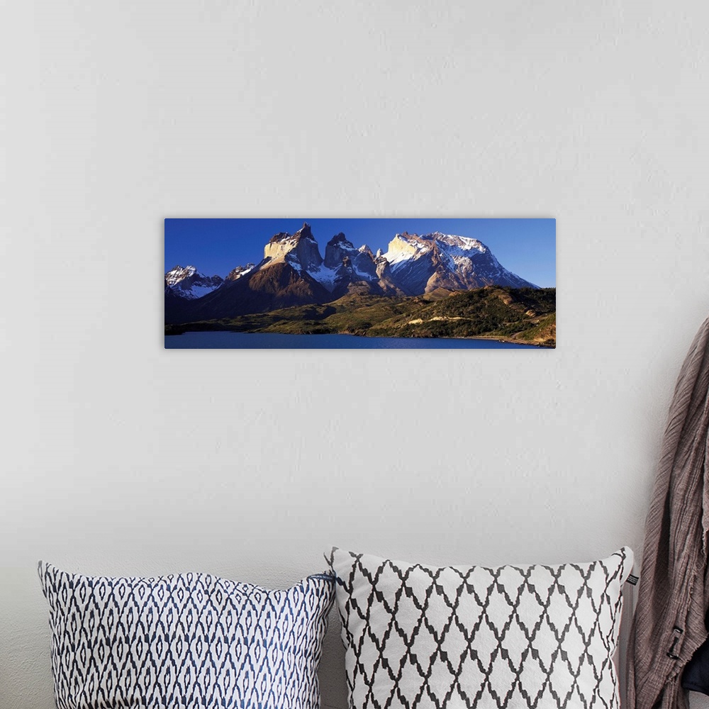 A bohemian room featuring Torres de Paine National Park Chile