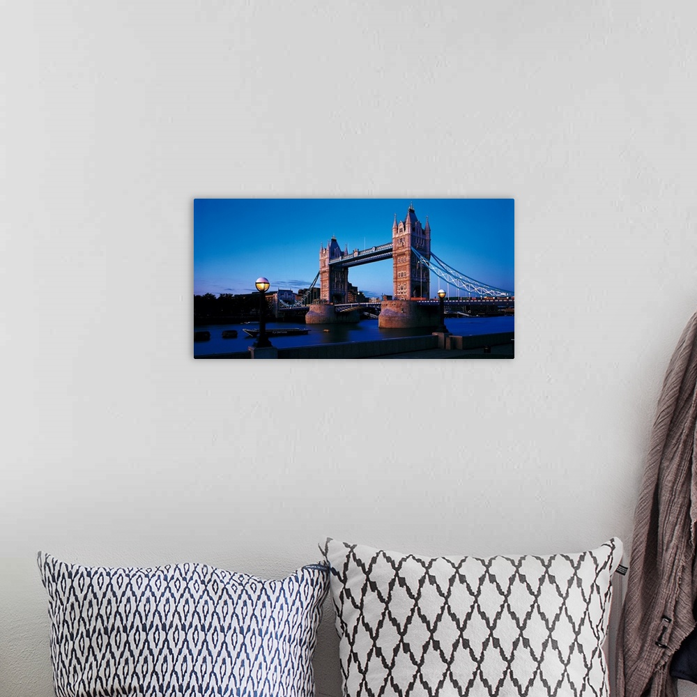 A bohemian room featuring Tower Bridge London England