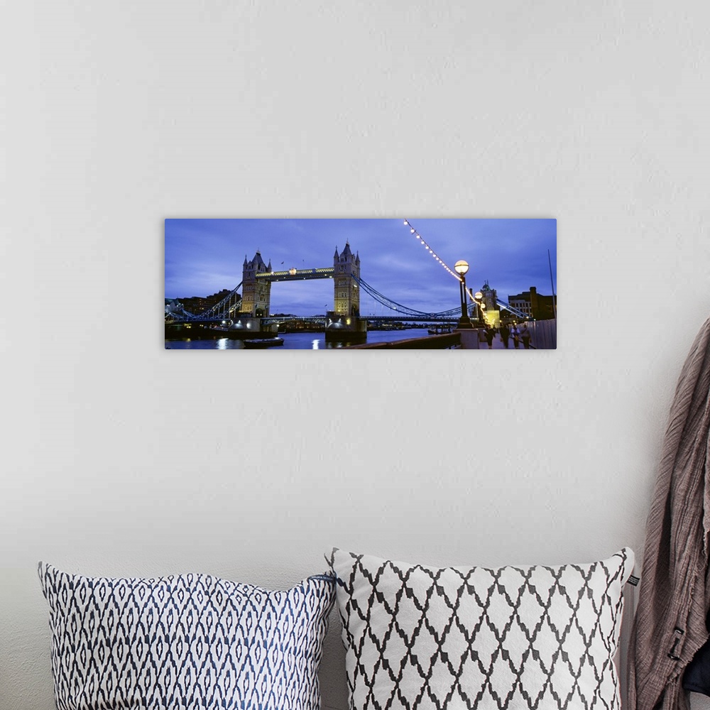 A bohemian room featuring Tower Bridge London England UK