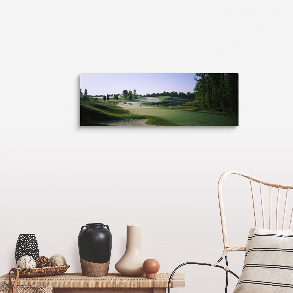 A farmhouse room featuring Trees on a golf course, Timbers At Troy, Elkridge, Maryland