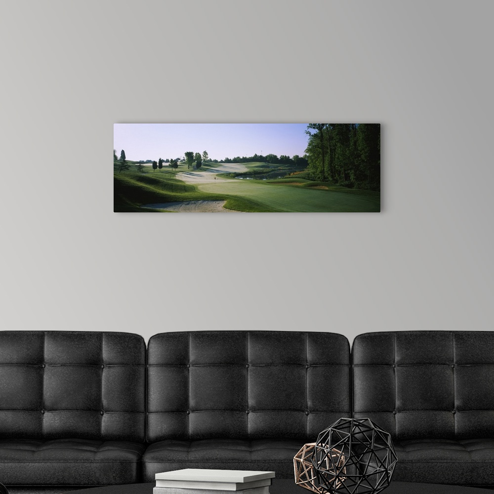 A modern room featuring Trees on a golf course, Timbers At Troy, Elkridge, Maryland