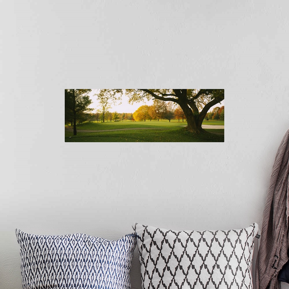 A bohemian room featuring Trees on a golf course, Westwood Country Club, Vienna, Virginia