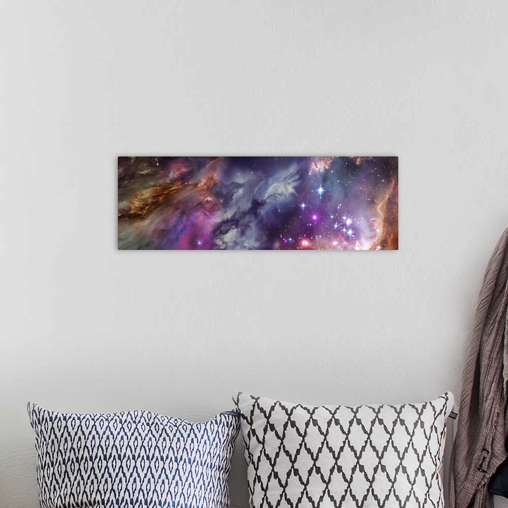 A bohemian room featuring Universe by Hubble