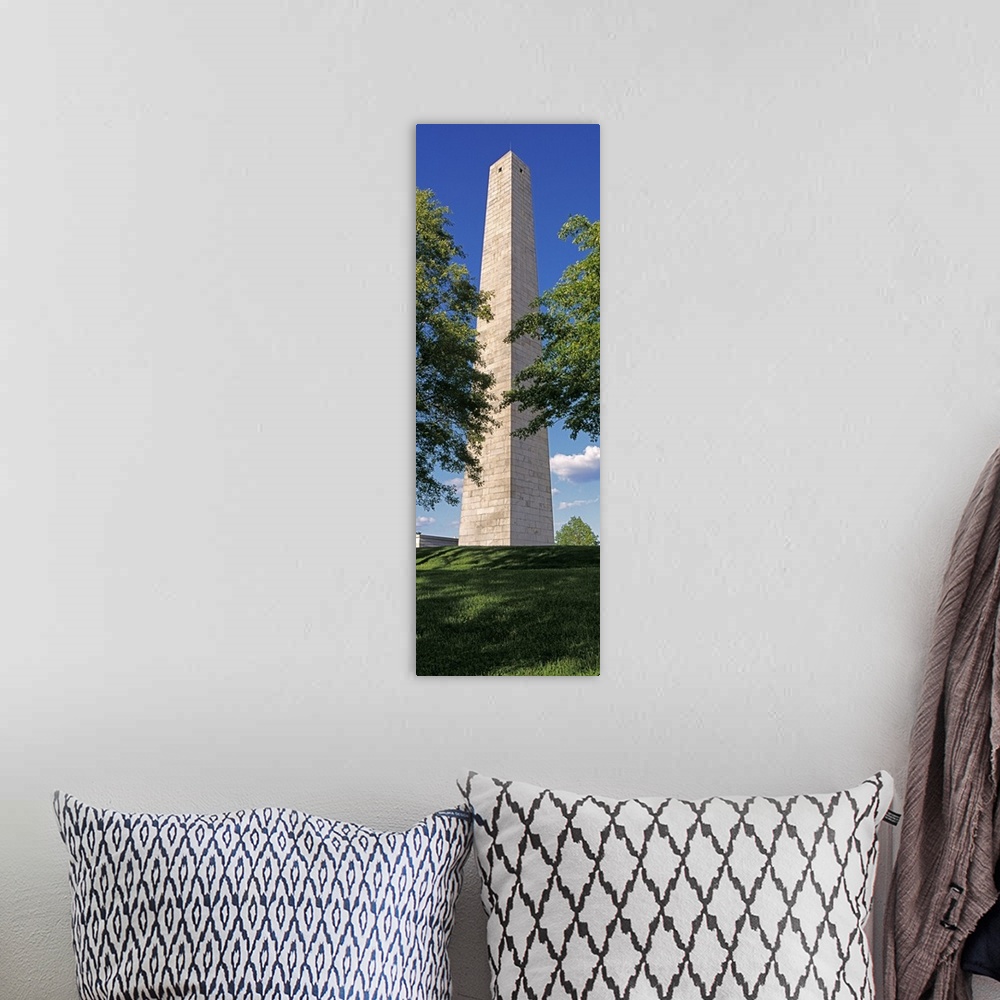 A bohemian room featuring US, Massachusetts, Boston, Bunker Hill monument