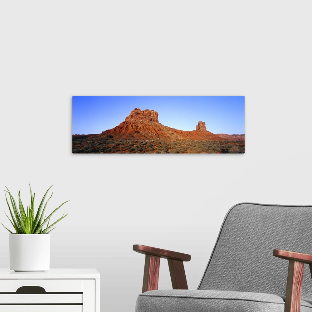 A modern room featuring Valley of the Gods UT