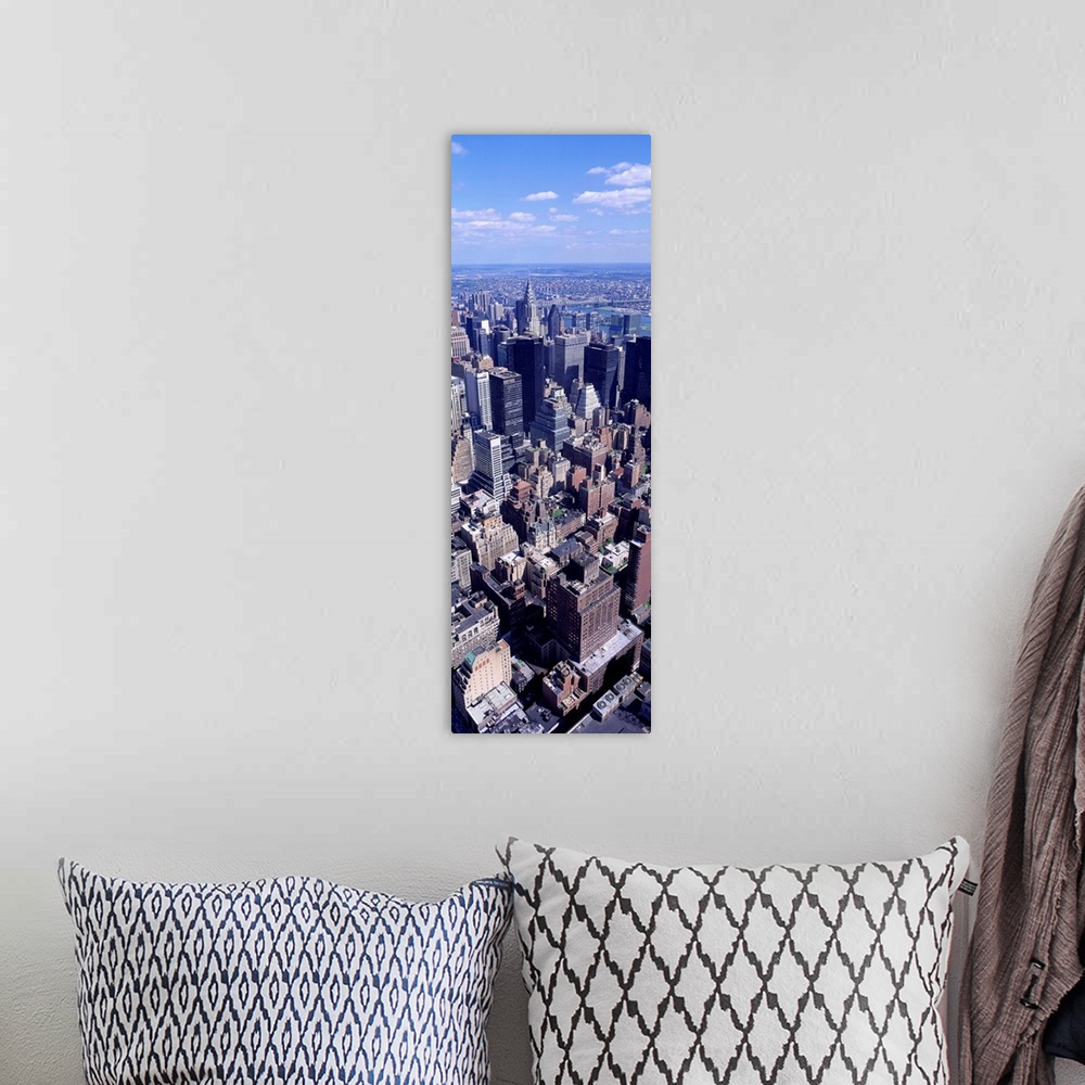 A bohemian room featuring View fr Empire State Building Manhattan NY
