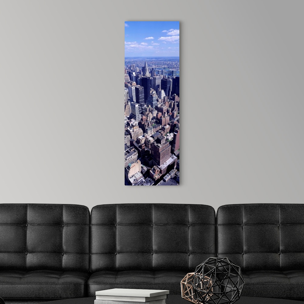 A modern room featuring View fr Empire State Building Manhattan NY