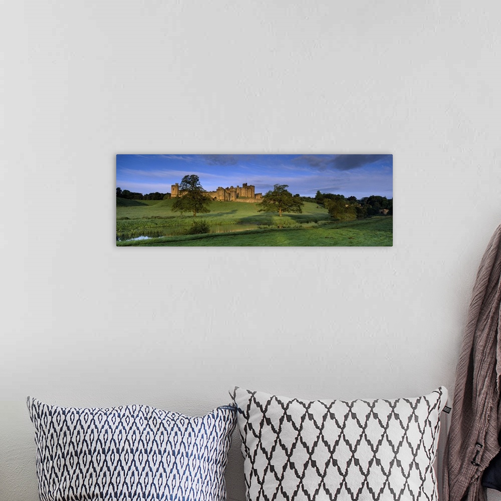 A bohemian room featuring View of a castle, Alnwick Castle, Northumberland, England