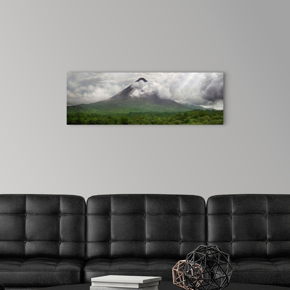 A modern room featuring View of Arenal Volcano National Park, Costa Rica.
