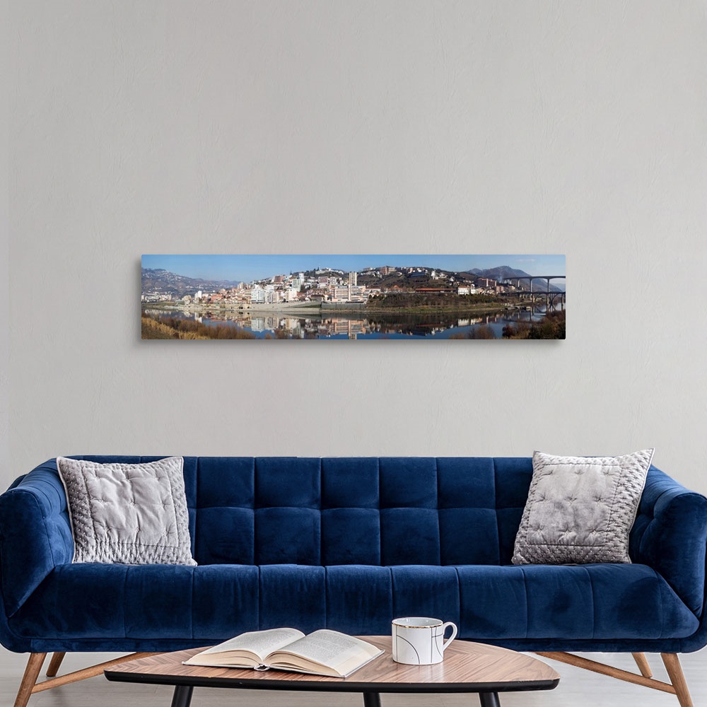 A modern room featuring Village at the waterfront, Regua, Alto Douro, Douro Valley, Portugal