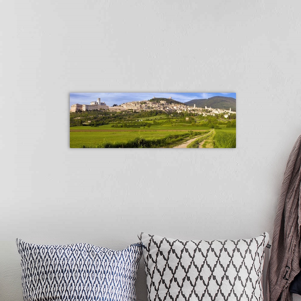 A bohemian room featuring Village on a hill Assisi Perugia Province Umbria Italy