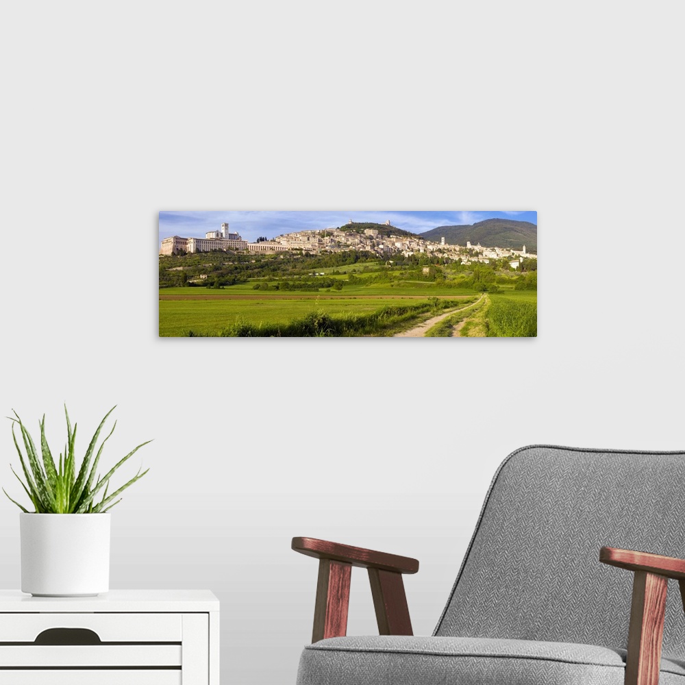 A modern room featuring Village on a hill Assisi Perugia Province Umbria Italy