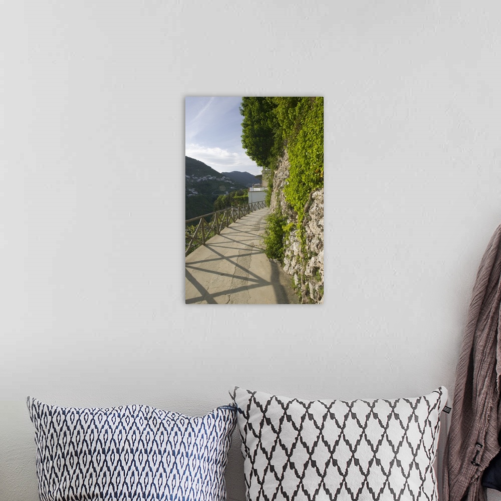 A bohemian room featuring Walkway in a villa, Ravello, Amalfi Coast, Campania, Italy