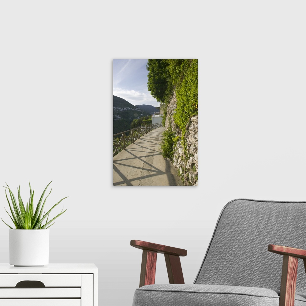 A modern room featuring Walkway in a villa, Ravello, Amalfi Coast, Campania, Italy