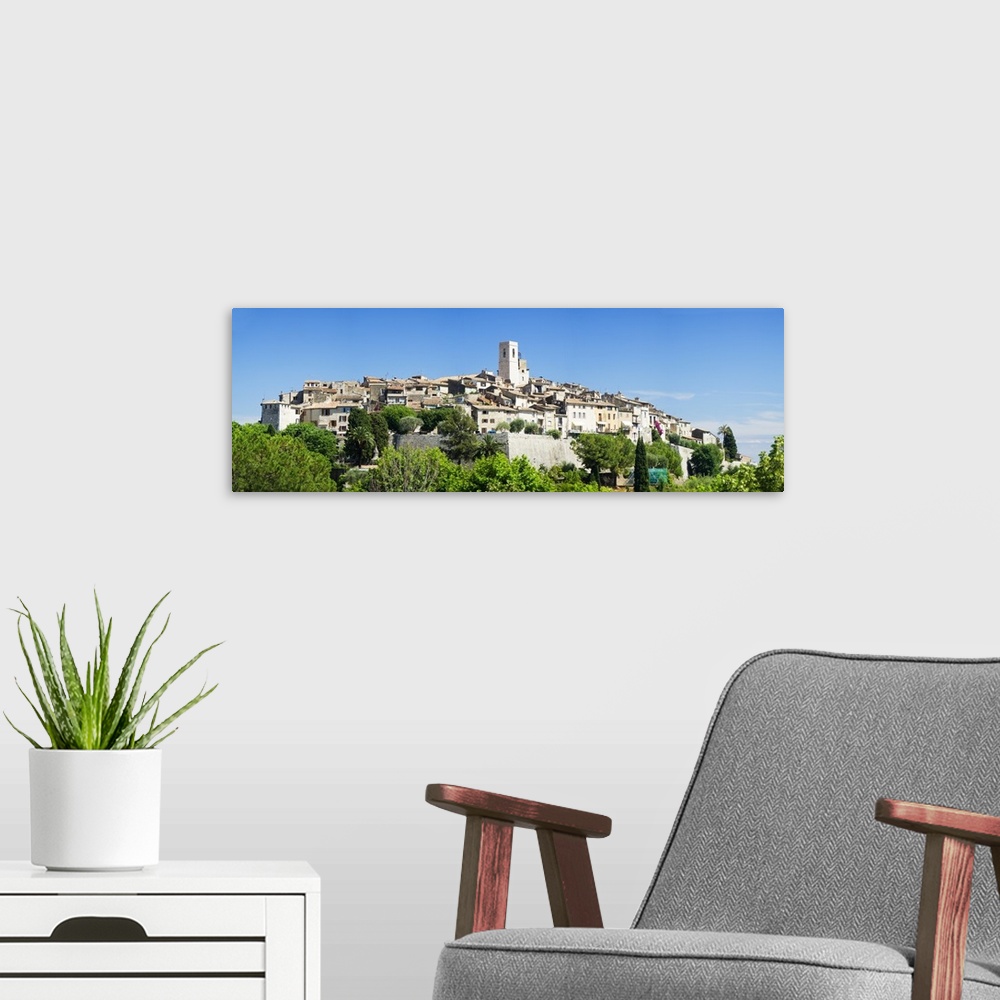 A modern room featuring Walled city, Saint Paul De Vence, Provence-Alpes-Cote d'Azur, France