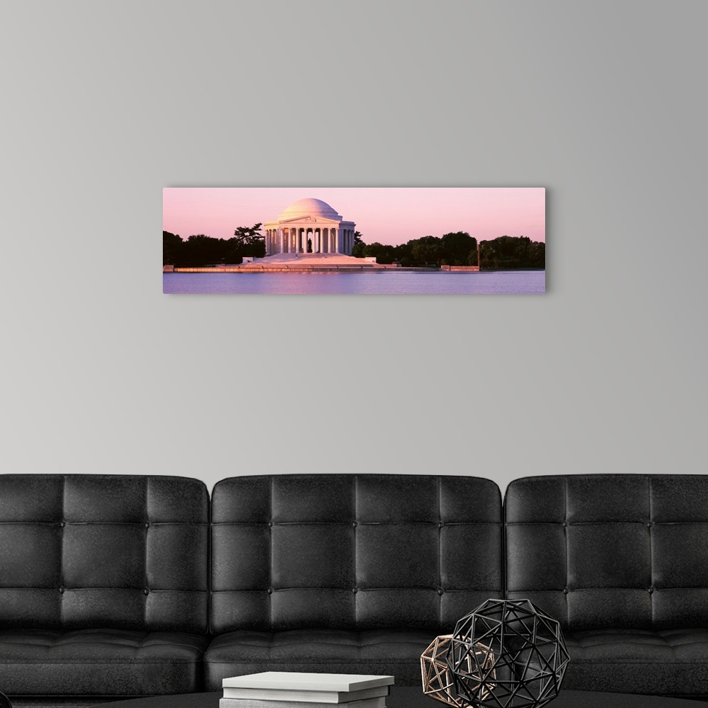 A modern room featuring Washington DC, Jefferson Memorial, Building at the waterfront