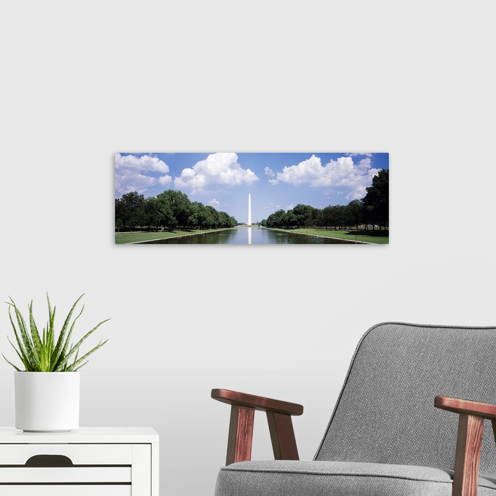 A modern room featuring Washington Monument Washington DC