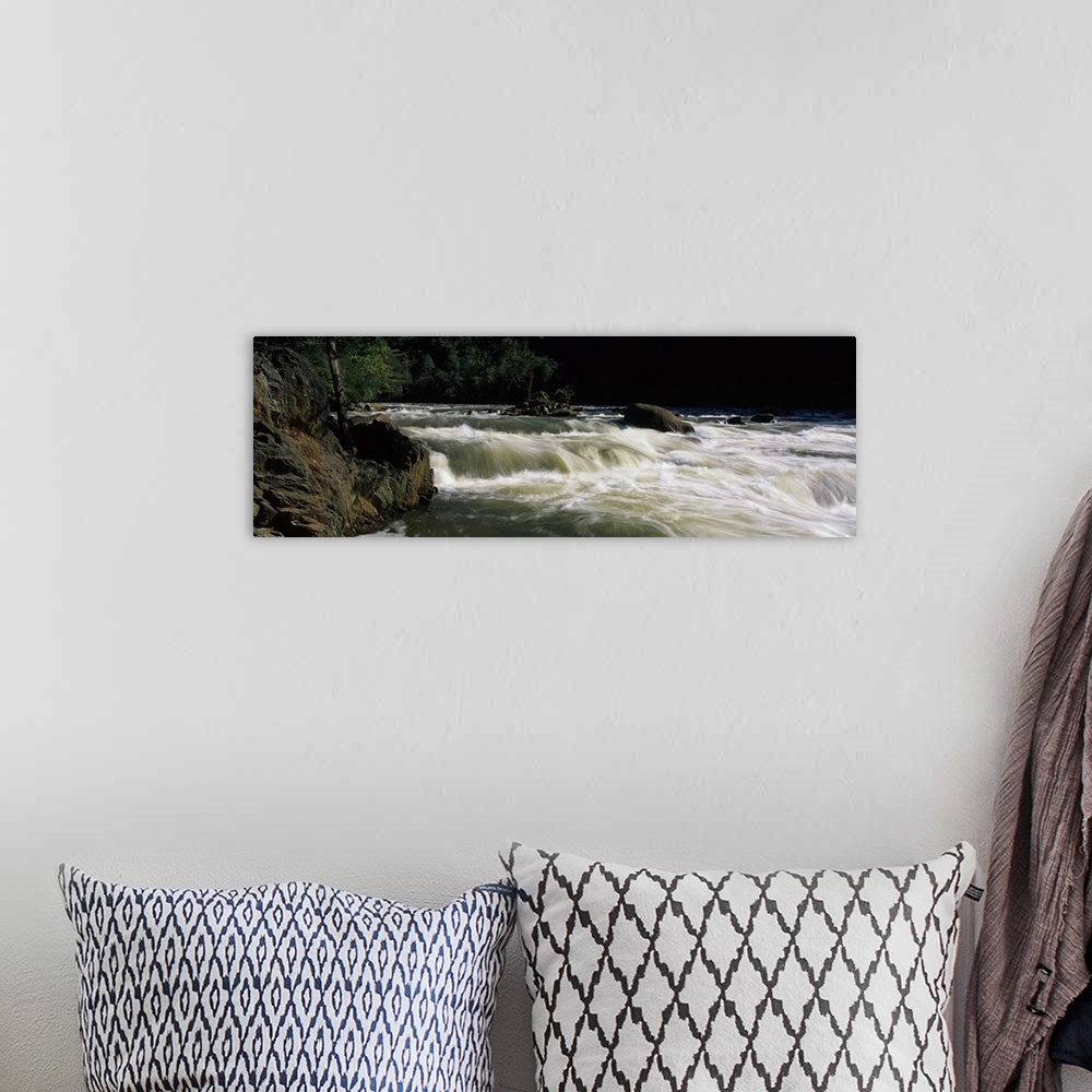 A bohemian room featuring Water flowing through rocks, Broken Nose Rapid, Ocoee River, Tennessee