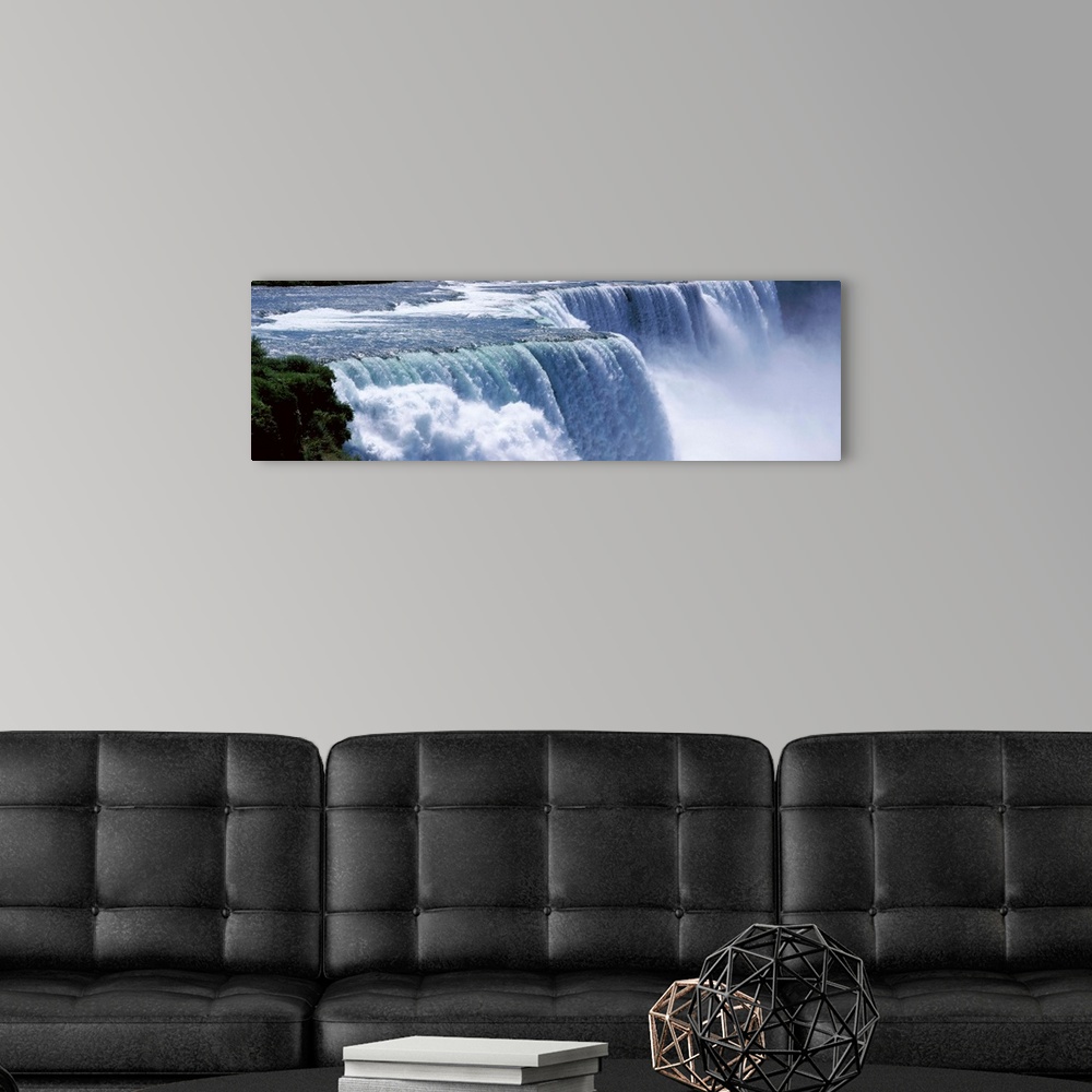 A modern room featuring Waterfall, Niagara Falls, Niagara River, New York State,