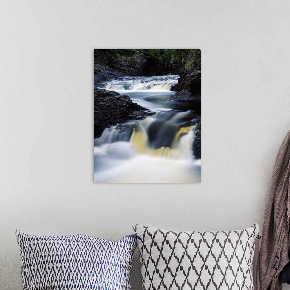 A bohemian room featuring Waterfall on Cascade River, Cascade River State Park, Minnesota