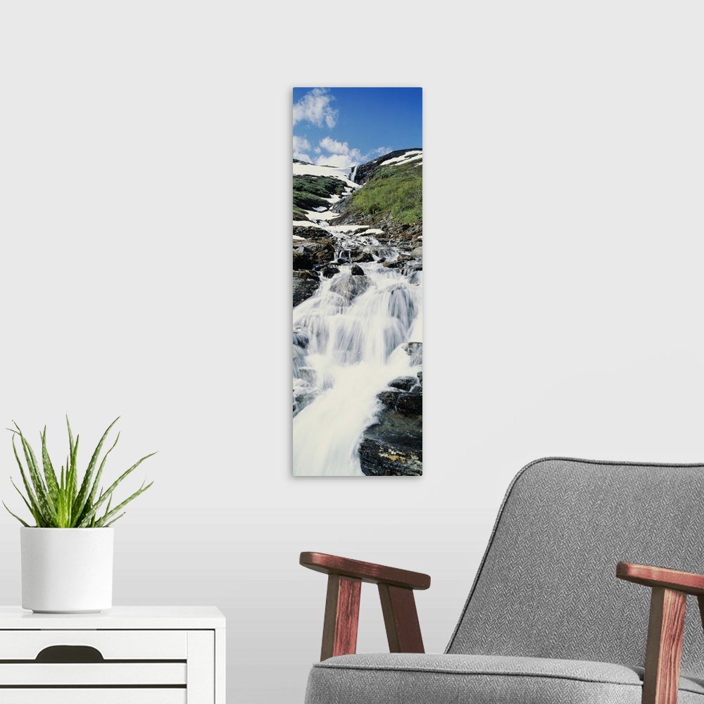 A modern room featuring Waterfall Sweden