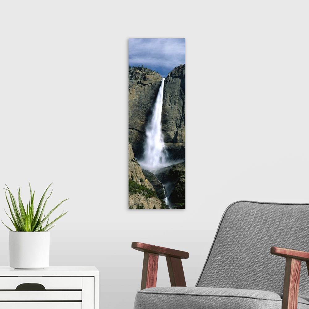 A modern room featuring Waterfall Yosemite National Park CA