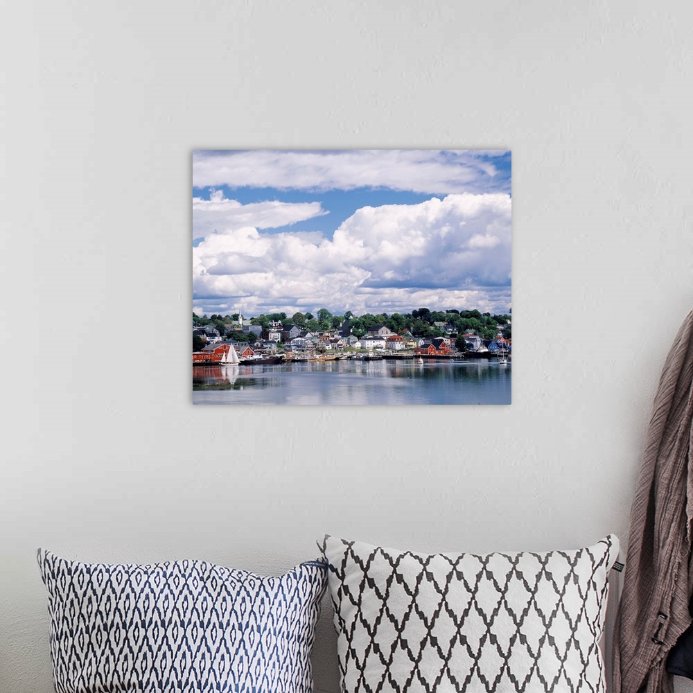 A bohemian room featuring Waterfront and Town Lunenburg Nova Scotia Canada