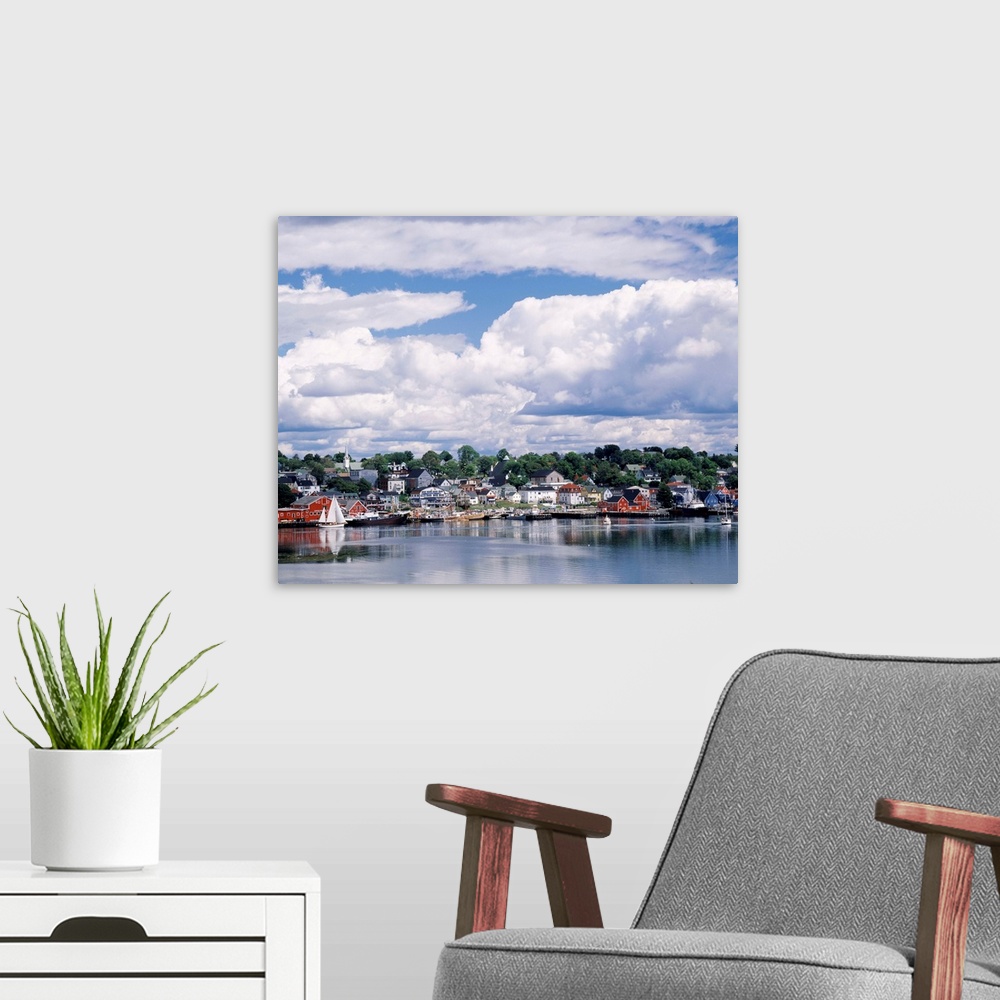 A modern room featuring Waterfront and Town Lunenburg Nova Scotia Canada