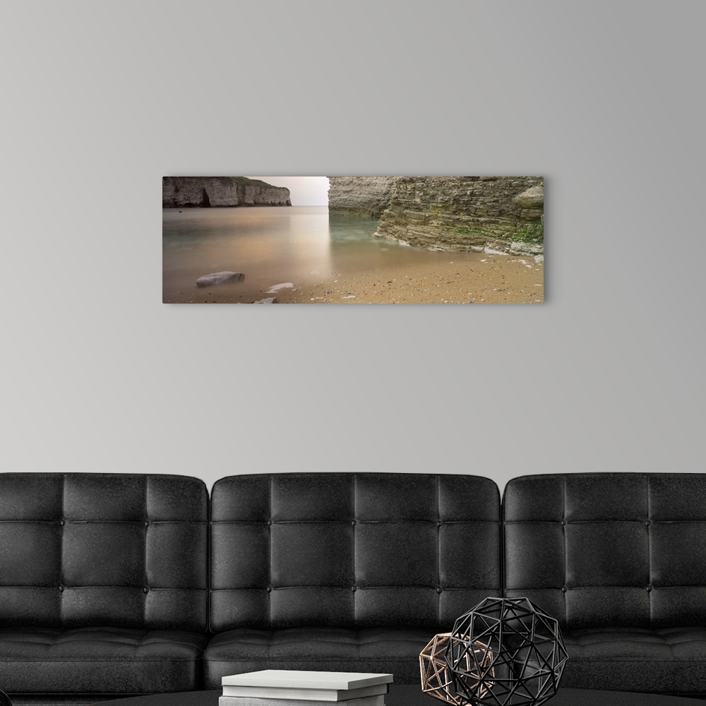 A modern room featuring Waterfront cliffs, North Landing, Flamborough, Yorkshire, England