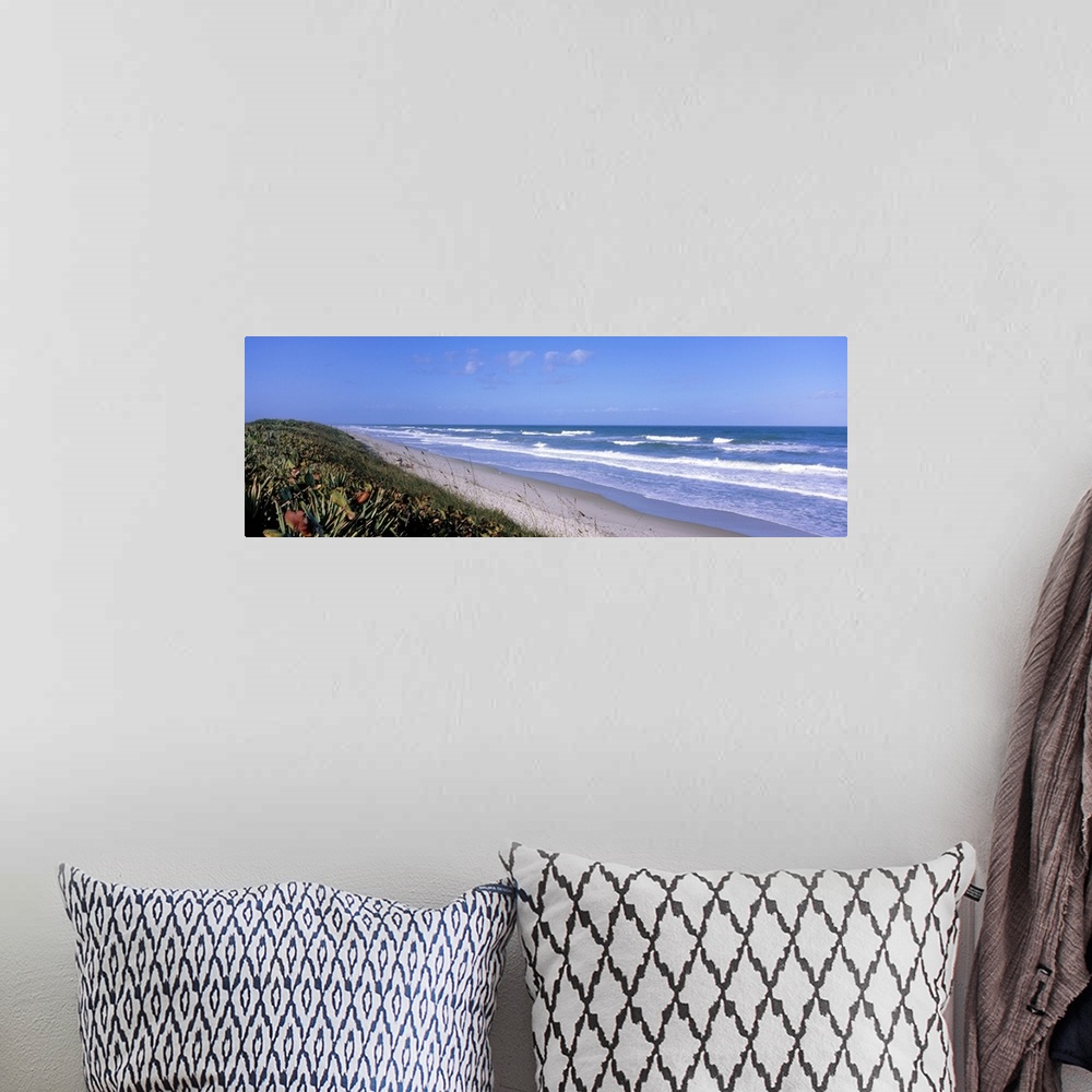 A bohemian room featuring Waves on the beach, Playlinda Beach, Canaveral National Seashore, Titusville, Florida