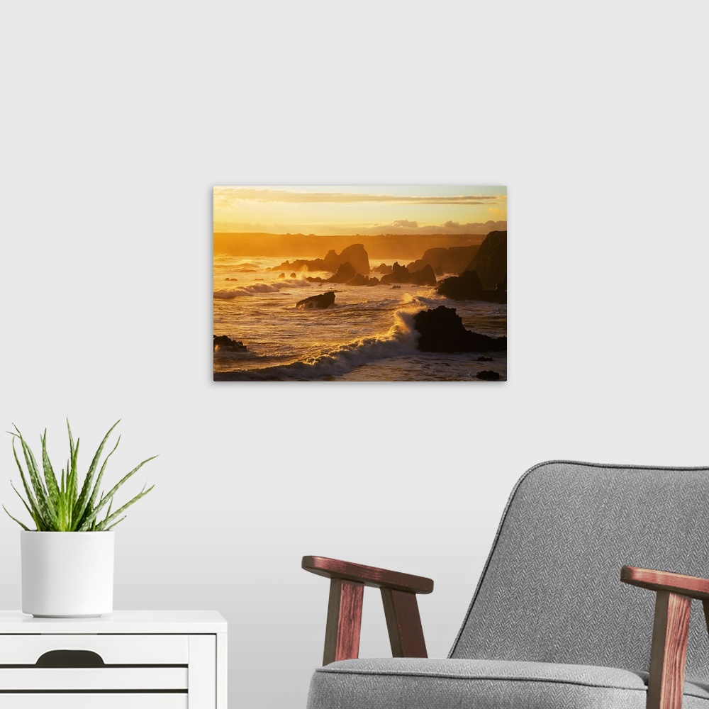 A modern room featuring Westerly View, From Bunmahon, The Copper Coast, County Waterford, Ireland