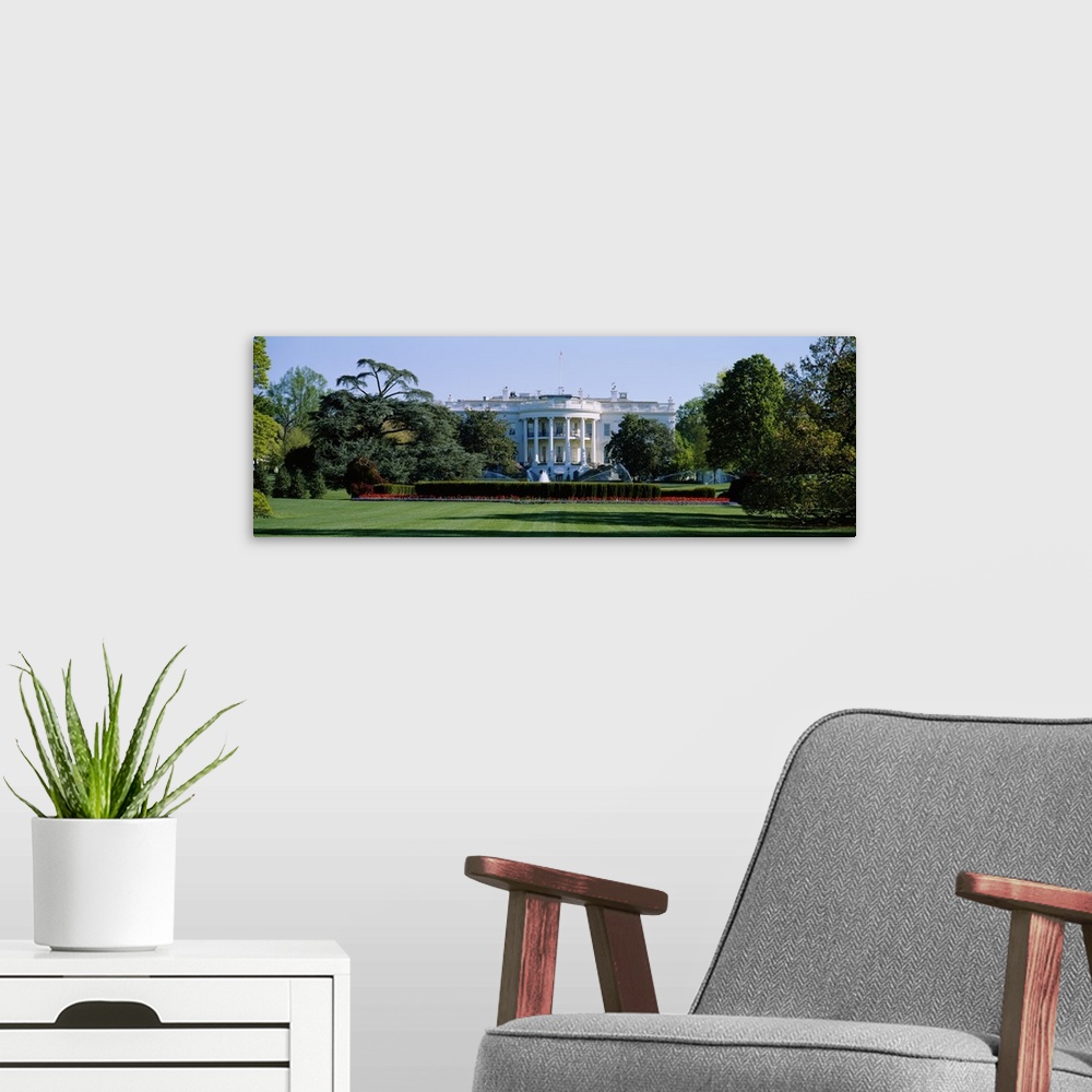 A modern room featuring White House, Washington, DC