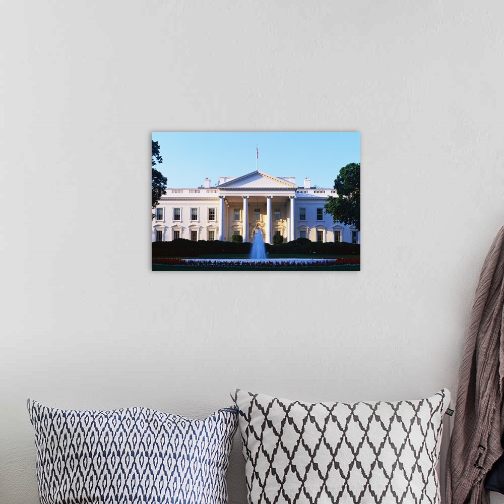 A bohemian room featuring White House Washington DC