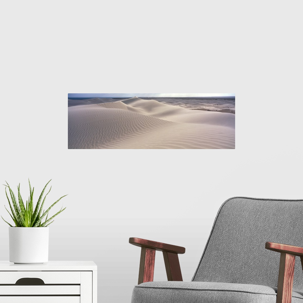 A modern room featuring White Sand Dunes Nullarbor Plain Australia