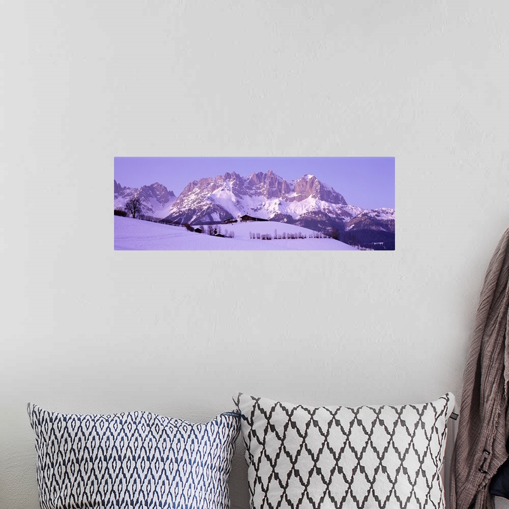 A bohemian room featuring Wilder Kaiser Austrian Alps