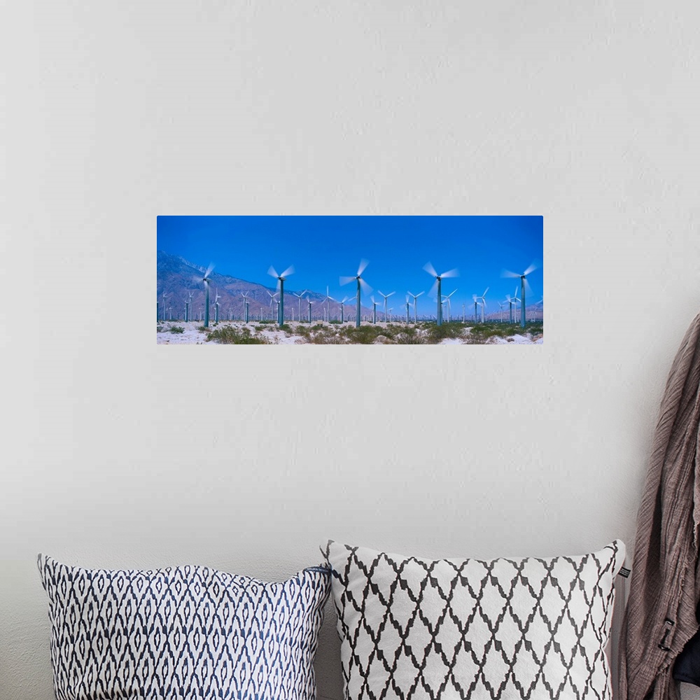 A bohemian room featuring Wind Generators near Palm Springs California
