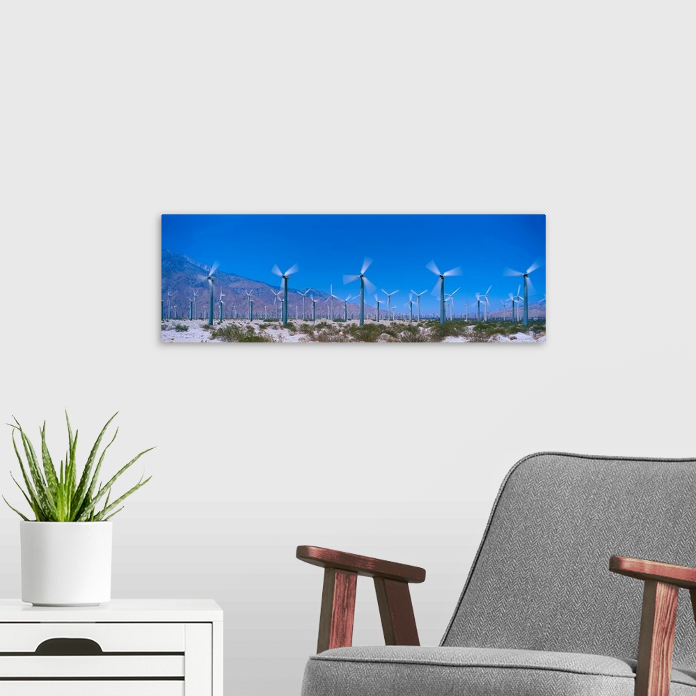 A modern room featuring Wind Generators near Palm Springs California