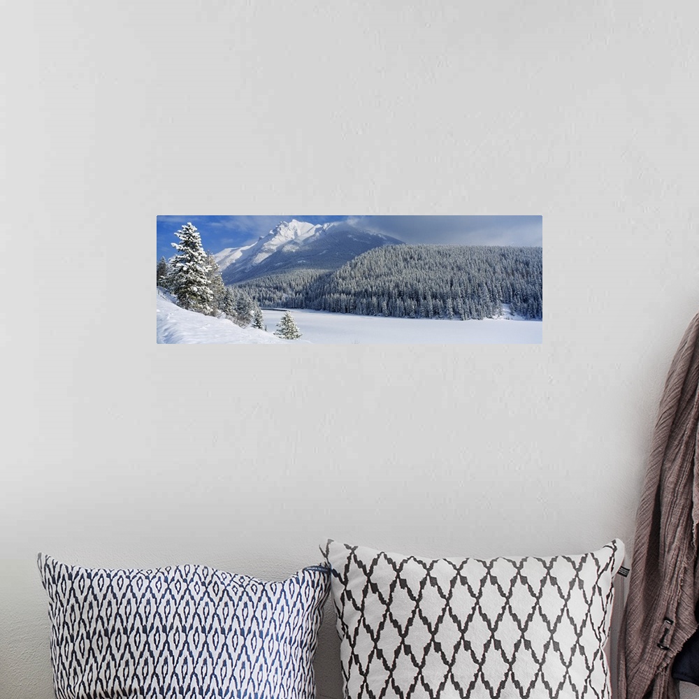 A bohemian room featuring Winter Banff National Park Alberta Canada