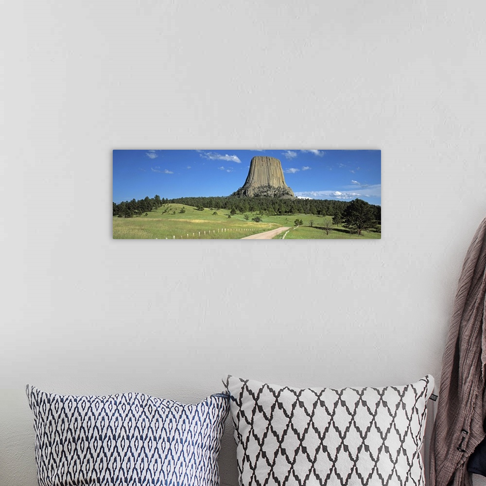 A bohemian room featuring Wyoming, Devils Tower National Monument