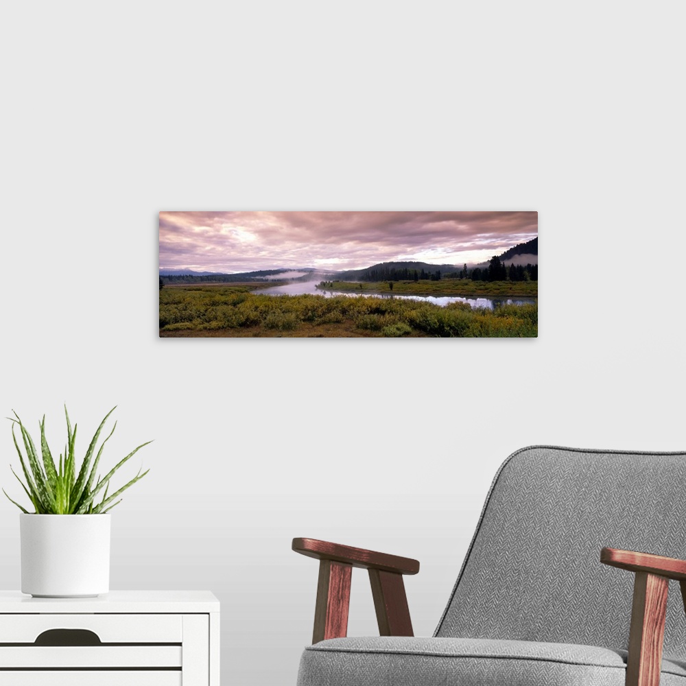 A modern room featuring Wyoming, Yellowstone Park, Snake River