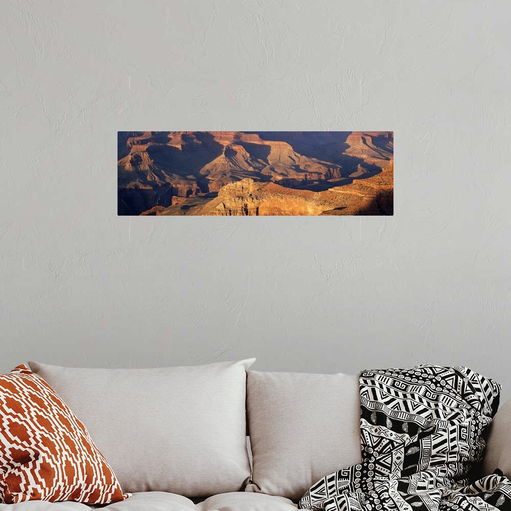 A bohemian room featuring Yavapai Point South Rim Grand Canyon National Park AZ