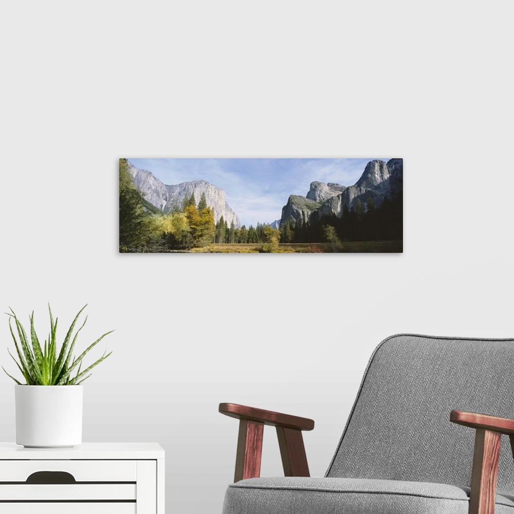 A modern room featuring Yosemite Valley CA