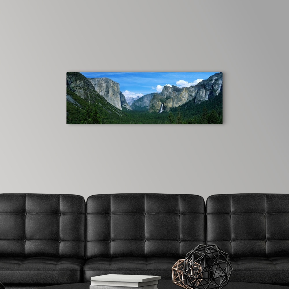 A modern room featuring Yosemite Valley Yosemite National Park CA
